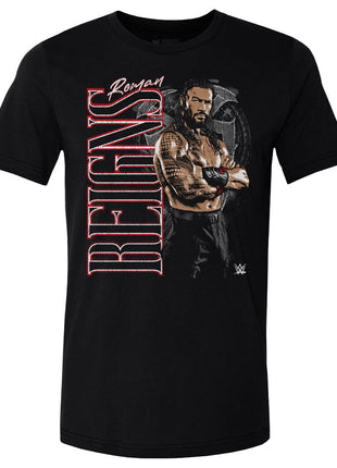 Roman Reigns WWE Vertical Name Men's WWE Cotton T-Shirt