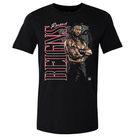 Roman Reigns WWE Vertical Name Men's WWE Cotton T-Shirt