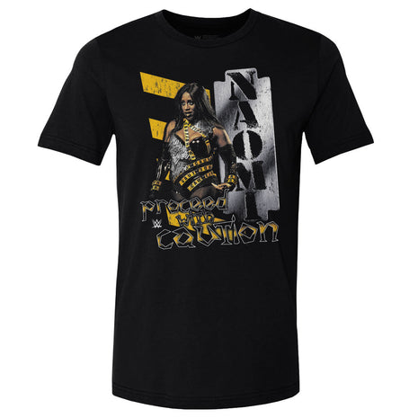 Naomi Proceed With Caution Men's WWE Cotton T-Shirt