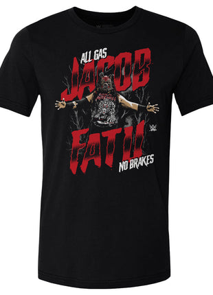 Jacob Fatu All Gas No Breaks Men's WWE Cotton T-Shirt