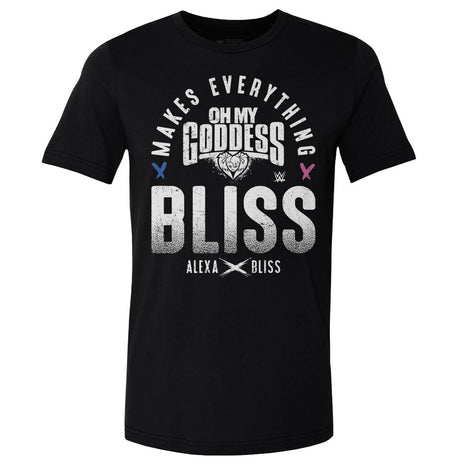 Alexa Bliss Makes Everything Bliss WWE Men's Cotton T-Shirt