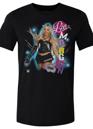 Liv Morgan WWE Cutout Name Men's WWE Cotton T-Shirt