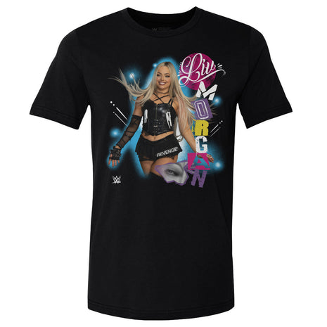 Liv Morgan WWE Cutout Name Men's WWE Cotton T-Shirt