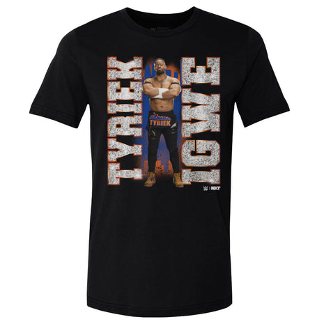 Tyriek Igwe WWE Vertical Name Men's WWE Cotton T-Shirt
