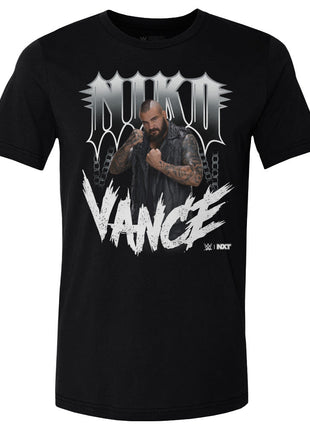 Niko Vance WWE Spikes & Chains Men's WWE Cotton T-Shirt