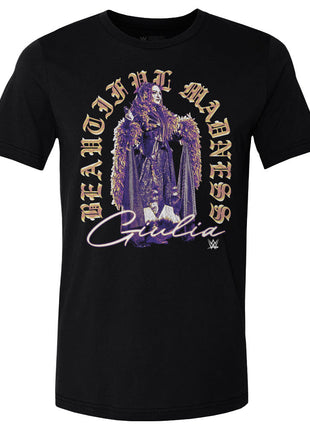 Giulia Beautiful Madness Old English Men's WWE Cotton T-Shirt