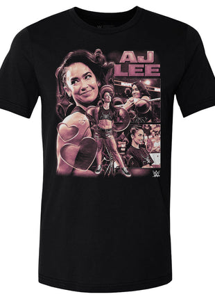 AJ Lee Vintage Men's WWE Cotton T-Shirt
