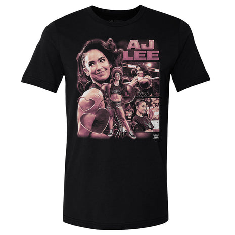AJ Lee Vintage Men's WWE Cotton T-Shirt