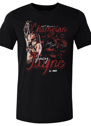 Jacy Jayne WWE NXT Women's Champion Grunge Men's WWE Cotton T-Shirt