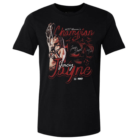 Jacy Jayne WWE NXT Women's Champion Grunge Men's WWE Cotton T-Shirt