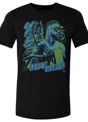 Jey Uso Yeet Grunge Men's WWE Cotton T-Shirt