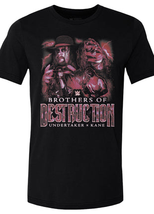 Undertaker & Kane Brothers Of Destruction Vintage Men's WWE Cotton T-Shirt