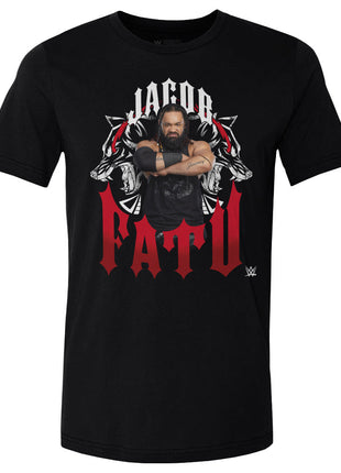 Jacob Fatu Werewolf Tribal Men's WWE Cotton T-Shirt