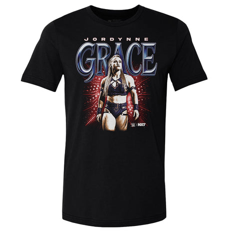 Jordynne Grace Bitmap Men's WWE Cotton T-Shirt
