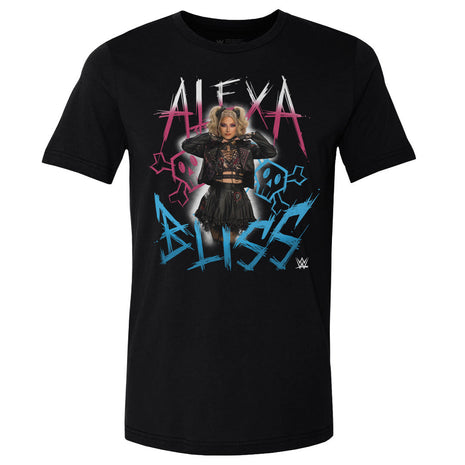 Alexa Bliss Skulls Men's WWE Cotton T-Shirt