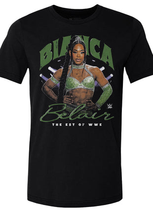 Bianca Belair Grunge Men's WWE Cotton T-Shirt