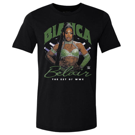 Bianca Belair Grunge Men's WWE Cotton T-Shirt