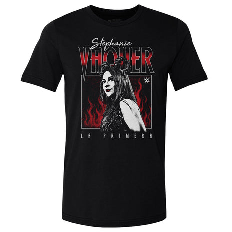 Stephanie Vaquer La Primera Flames Men's WWE Cotton T-Shirt