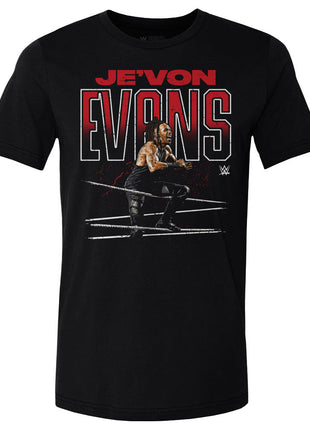 Je'Von Evans WWE Ropes Men's WWE Cotton T-Shirt