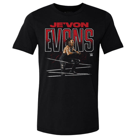 Je'Von Evans WWE Ropes Men's WWE Cotton T-Shirt
