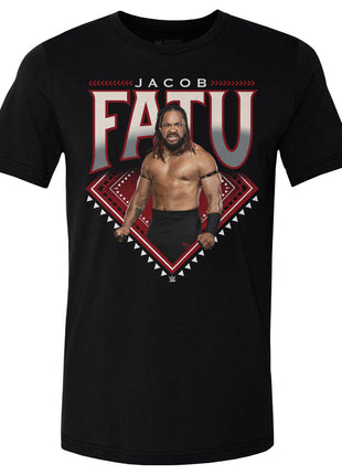 Jacob Fatu Superstar Name WWE Men's Cotton T-Shirt