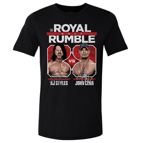 John Cena Vs A.J. Styles Royal Rumble 2017 WHT