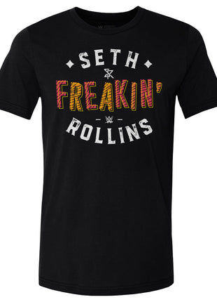 Seth Rollins Seth Freakin Rollins Text WWE Men's Cotton T-Shirt