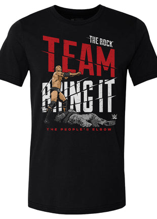 The Rock Team Bring It WWE Men's Cotton T-Shirt