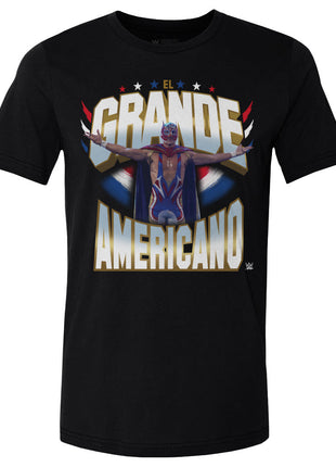 El Grande Americano WWE Stars & Stripes Men's WWE Cotton T-Shirt