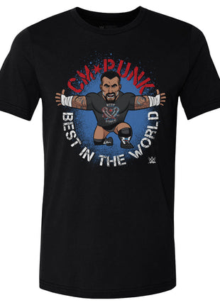 CM Punk BIG SHOTS Pose WWE Men's Cotton T-Shirt