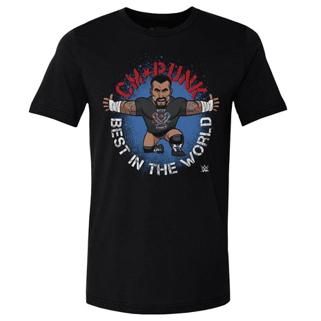 CM Punk BIG SHOTS Pose WWE Men's Cotton T-Shirt