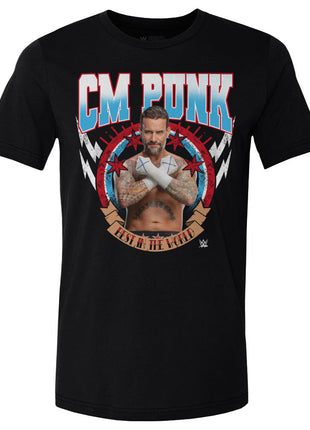 CM Punk Best In The World Pose Men's WWE Cotton T-Shirt