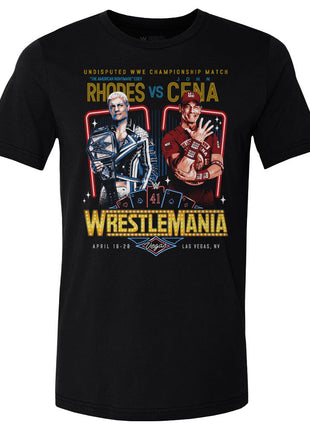 Wrestlemania 41 Cody Rhodes Vs. John Cena WWE Men's Cotton T-Shirt