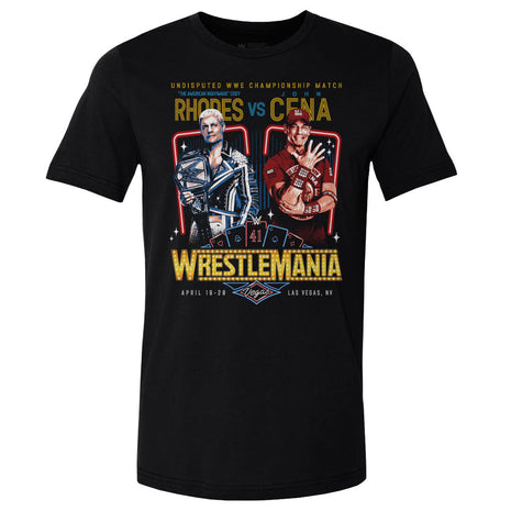 Wrestlemania 41 Cody Rhodes Vs. John Cena WWE Men's Cotton T-Shirt