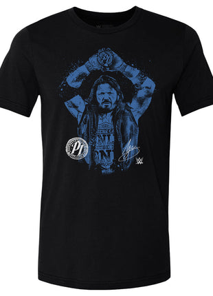 A.J. Styles WWE Splatter Men's WWE Cotton T-Shirt