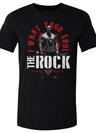 The Rock I Want Your Soul WWE Men's Cotton T-Shirt