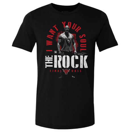 The Rock I Want Your Soul WWE Men's Cotton T-Shirt