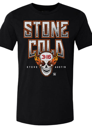 Stone Cold Steve Austin Fire Skull WHT