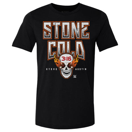 Stone Cold Steve Austin Fire Skull WHT