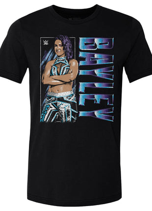 Bayley WWE Vertical Name Men's WWE Cotton T-Shirt