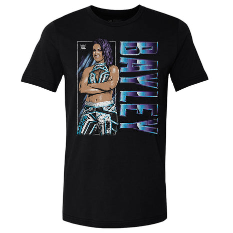 Bayley WWE Vertical Name Men's WWE Cotton T-Shirt