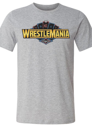 Wrestlemania 41 Las Vegas Logo WHT