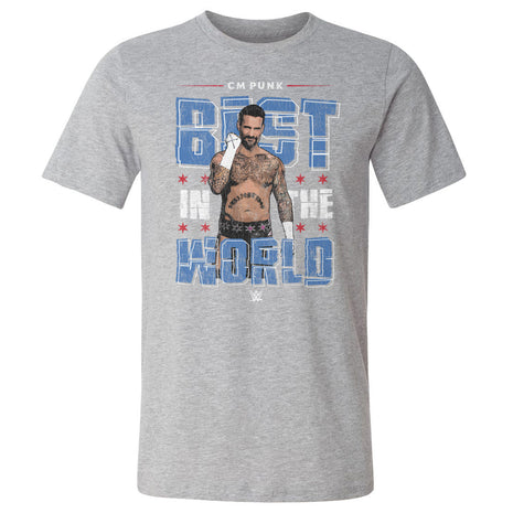CM Punk Gritty WWE Men's Cotton T-Shirt