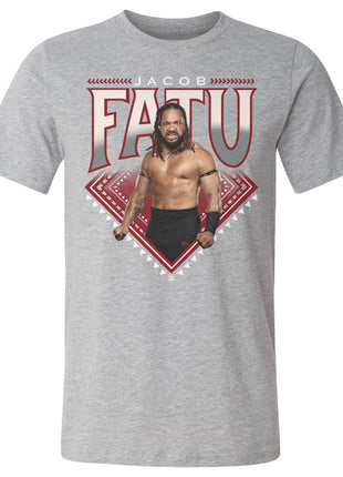 Jacob Fatu Superstar Name WWE Men's Cotton T-Shirt