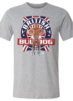 British Bulldog Flag Pose WHT