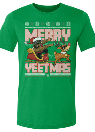 Jey Uso BIG SHOTS Merry Yeetmas Men's WWE Cotton T-Shirt
