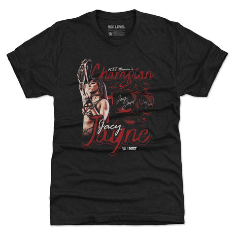 Jacy Jayne WWE NXT Women's Champion Grunge Men's WWE Premium T-Shirt