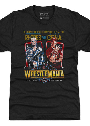 Wrestlemania 41 Cody Rhodes Vs. John Cena WWE Men's Premium T-Shirt