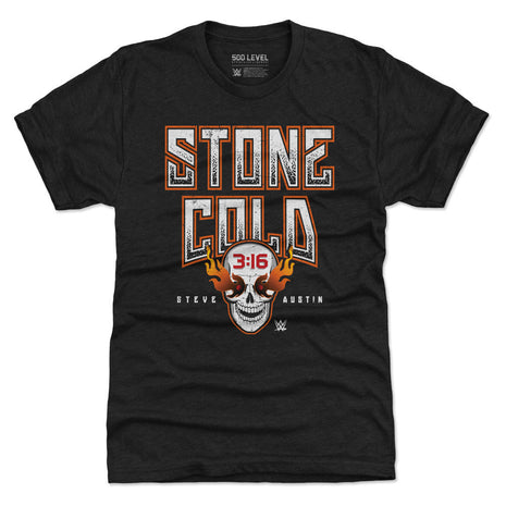 Stone Cold Steve Austin Fire Skull WHT