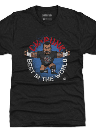 CM Punk BIG SHOTS Pose WWE Men's Premium T-Shirt